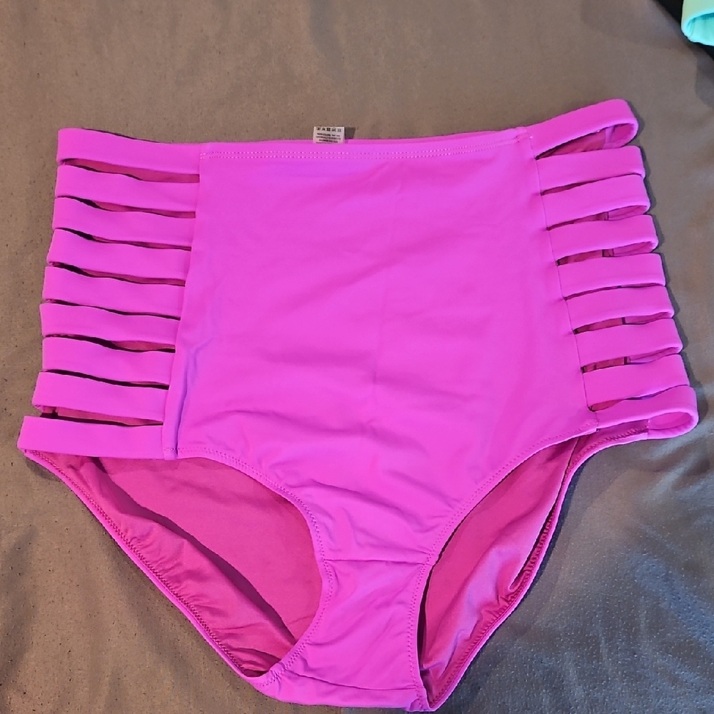 Kiava high waisted bikini bottoms (never worn)